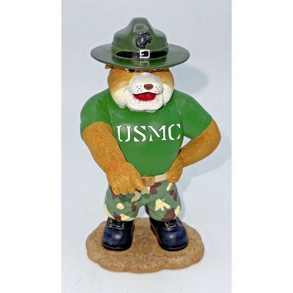 The Hamilton Collection USMC Attitude Adjustment Barking Orders Figure 5.5" - Picture 12 of 12